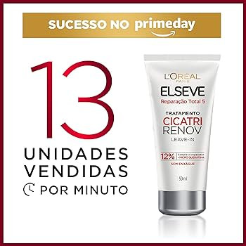 Leave-in de Tratamento L'Oréal Paris Elseve Cicatri Renov, 50ml | Amazon (BR)