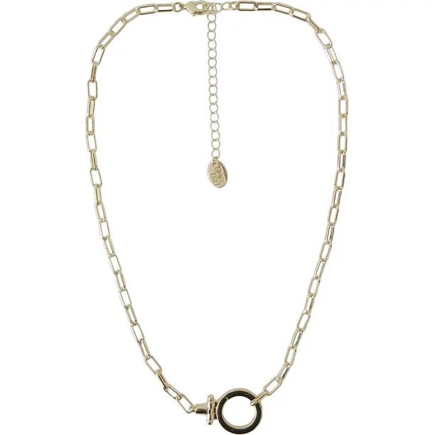 Time and Tru Paper Clip Chain Necklace | Walmart (US)