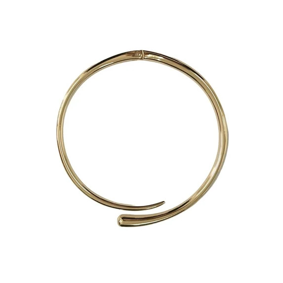 Time and Tru Metal Choker Necklace Gold Plated for Female Adults and Teens | Walmart (US)