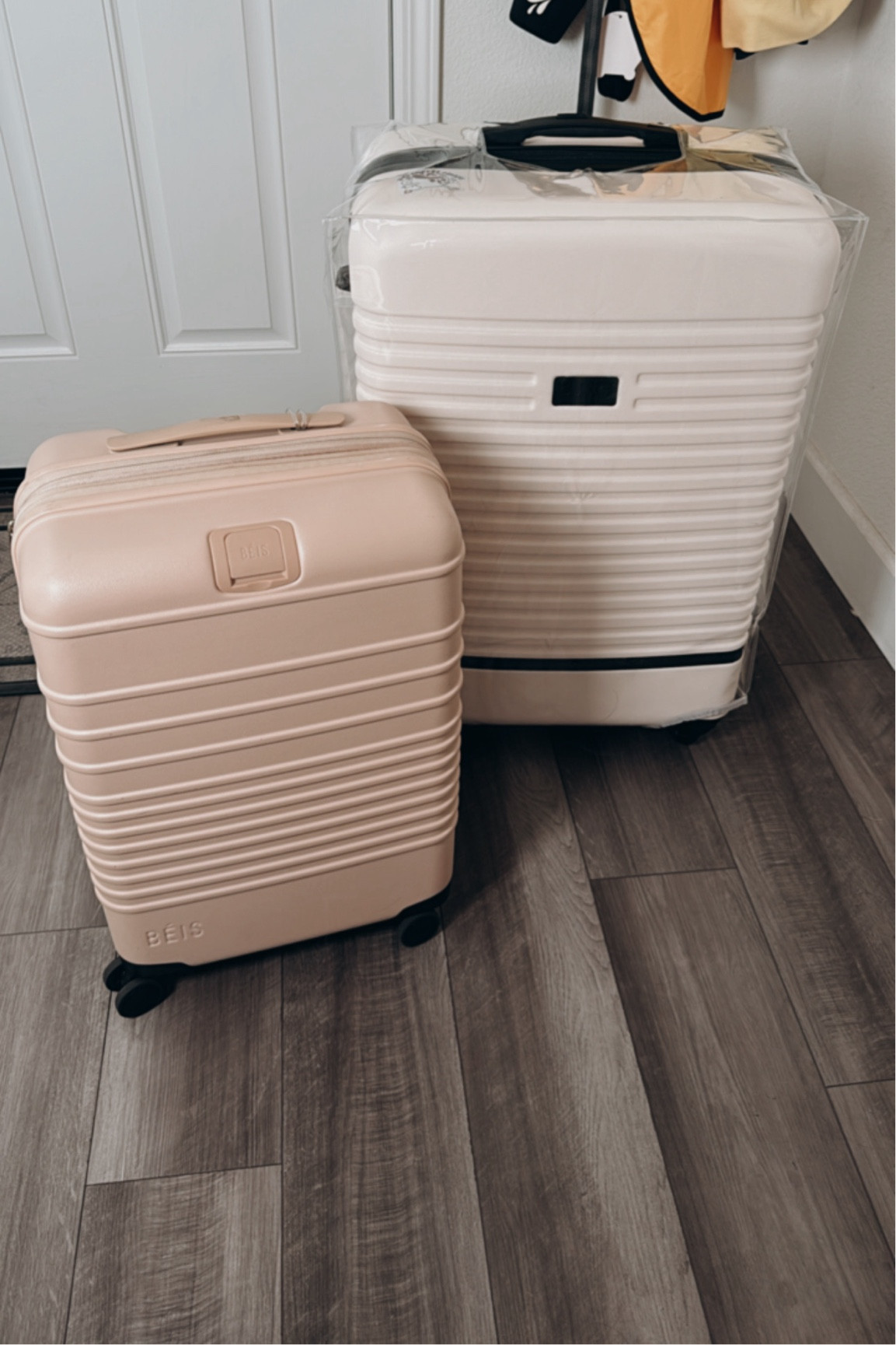 AESTHETIC SPACIOUS CHECK IN AND CARRY ON LUGGAGE WITH LOCKS & lots of compartments 

#LTKOver40 #LTKItBag #LTKTravel