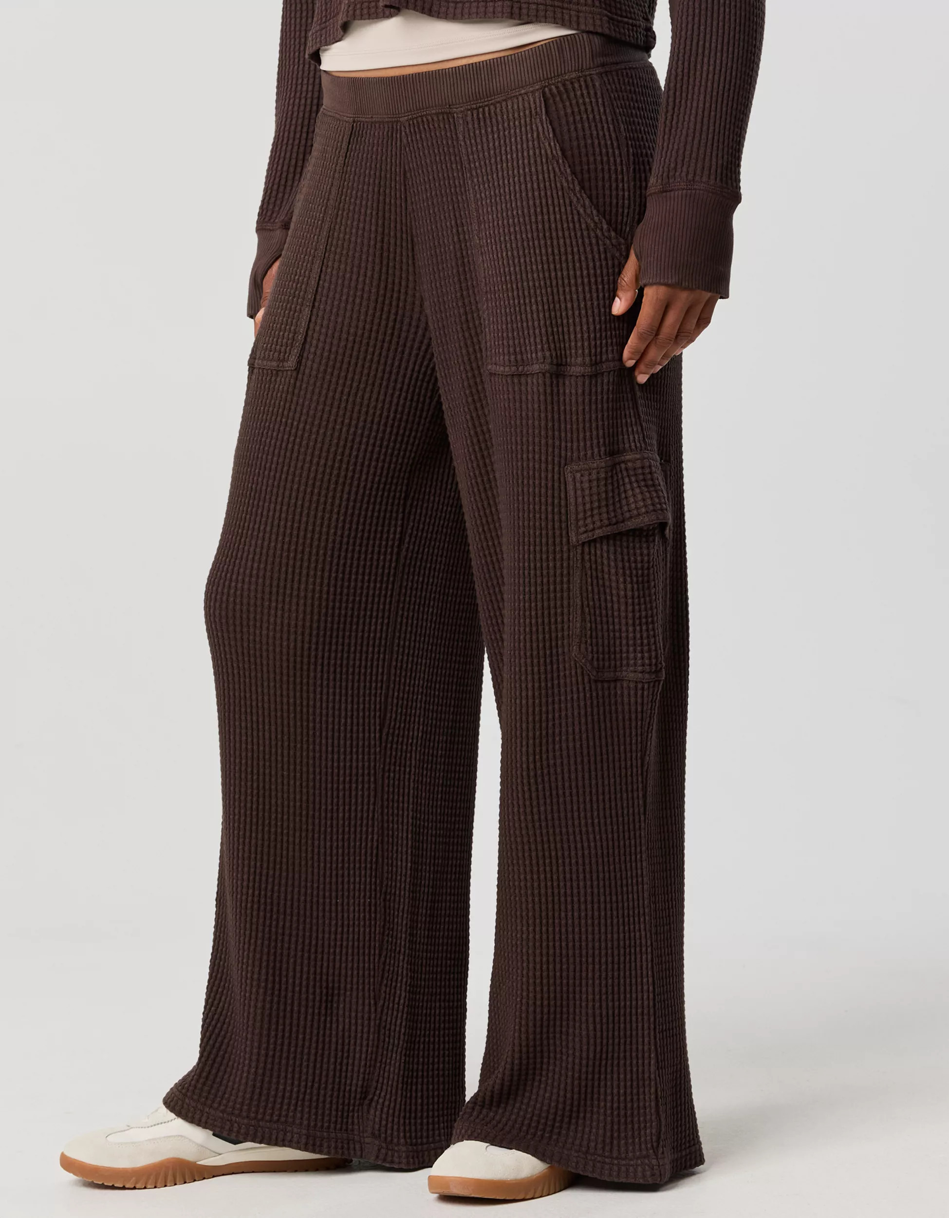 OFFLINE By Aerie Wow! Waffle Cargo Trouser | Aerie