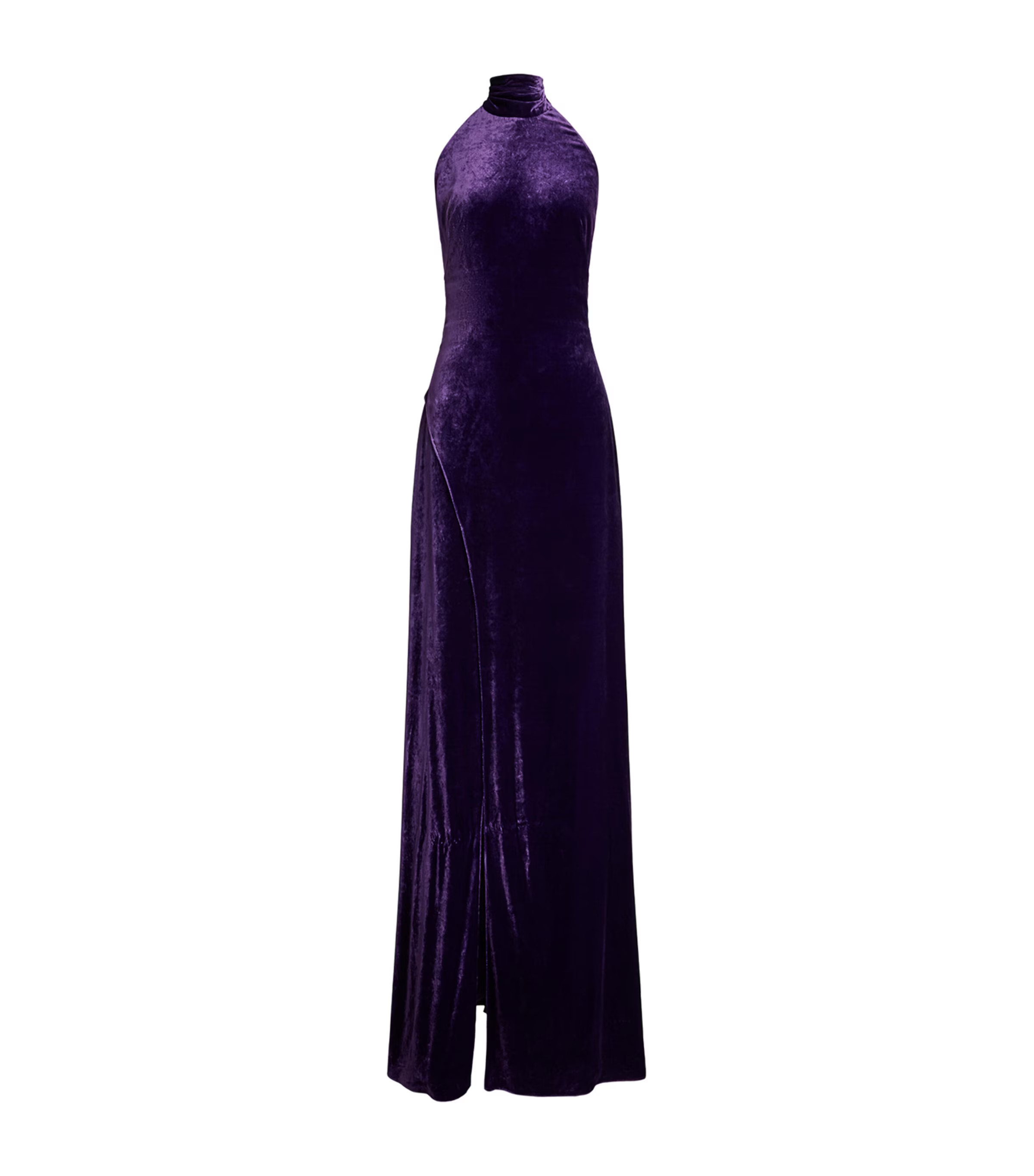 Ralph Lauren Collection Stretch Velvet Tatum Evening Dress | Harrods (US)