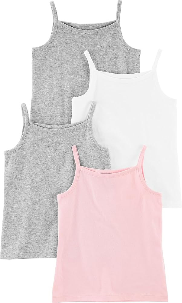 Simple Joys by Carter's Girls and Toddlers' Tank Tops, Pack of 4 | Amazon (US)