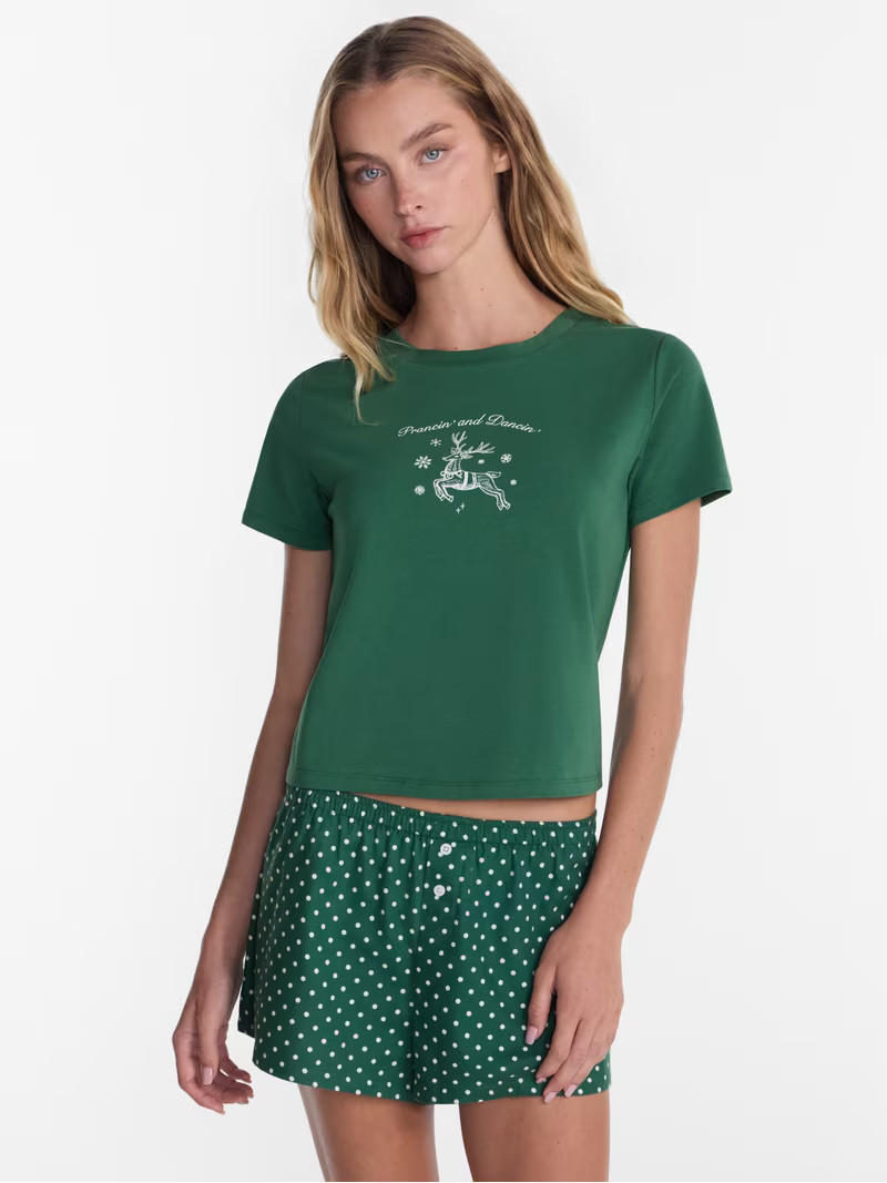 No Boundaries Graphic Baby Sleep Tee, Women's XS-XXL | Walmart (US)