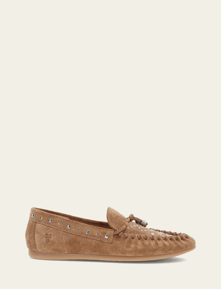 Women's Almond Naya Stud Moc Loafers | The Frye Company | FRYE