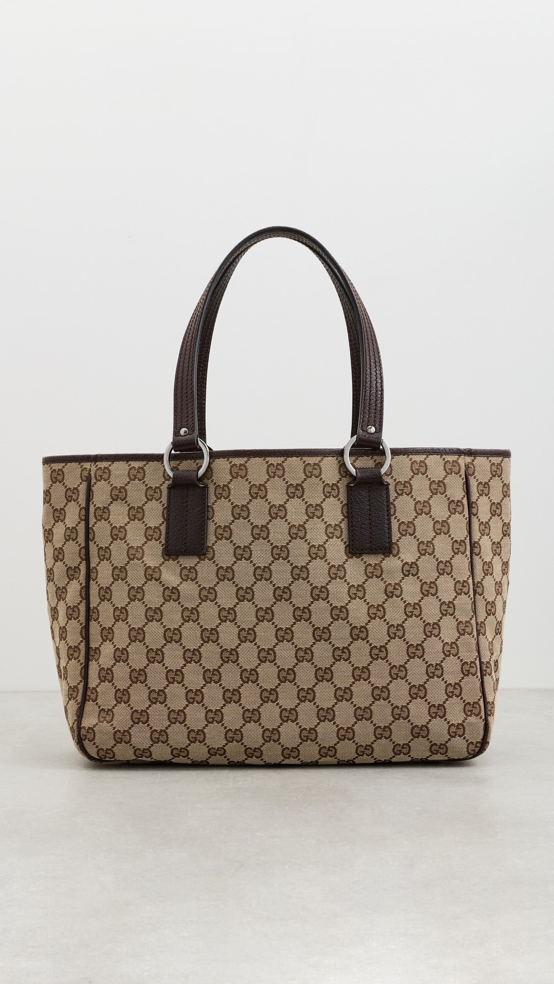 Gucci Brown Canvas Large Tote | Shopbop