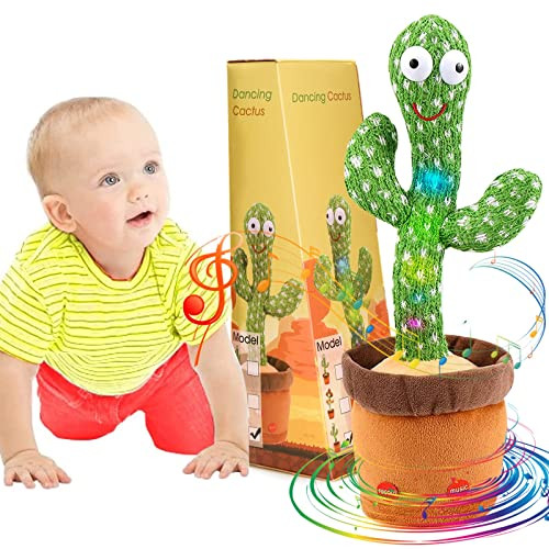 Emoin Dancing Cactus Baby Toys 6 to 12 Months, Talking Cactus Toys Repeats What You Say Baby Boy ... | Amazon (US)