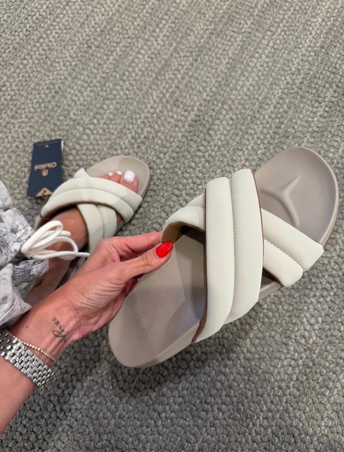 These cushioned slide sandals are so comfortable, and the padded crisscross straps feel soft without rubbing. The neutral color goes with everything from linen pants to denim shorts, making them an easy pair to keep by the door all summer.

slide sandals, comfortable sandals, neutral sandals, cushioned sandals, everyday shoes, vacation sandals, summer footwear, casual style, resort wear, Nordstrom shoes, annabrstyle

#LTKTravel #LTKOver40 #LTKootd