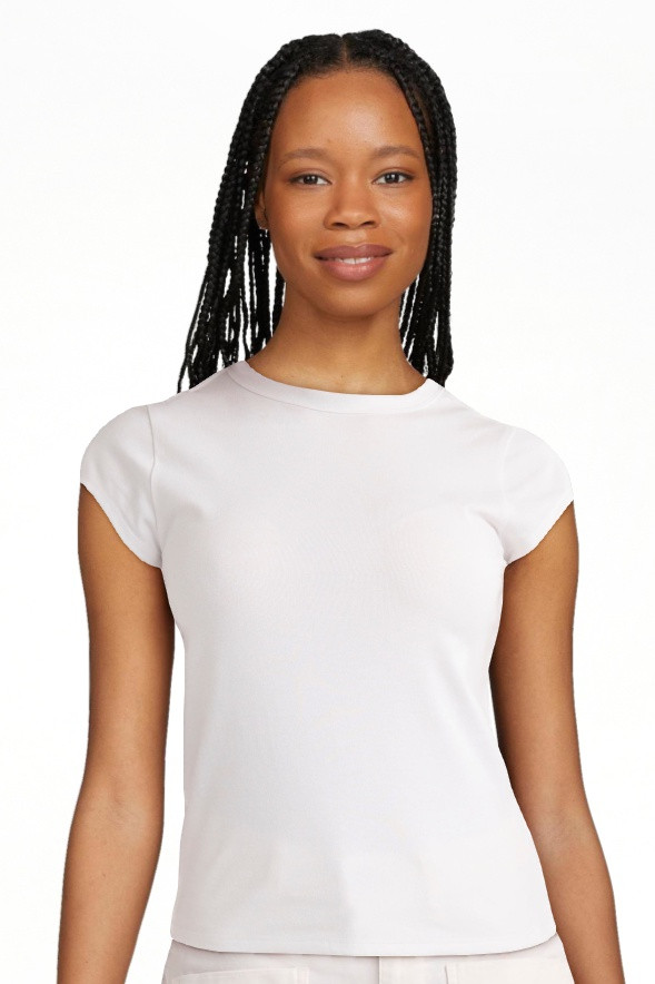 Free Assembly Women's and Women's Plus Cap Sleeve Tee, Sizes XS-4X | Walmart (US)