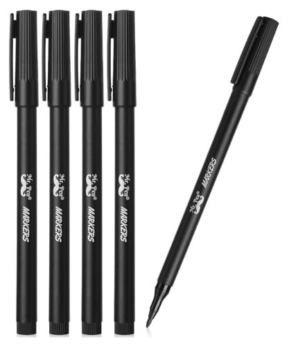 Mr. Pen - 4 Pack Garden Markers, Black, Waterproof, Outdoor & Seedling Plant Markers | Amazon (US)