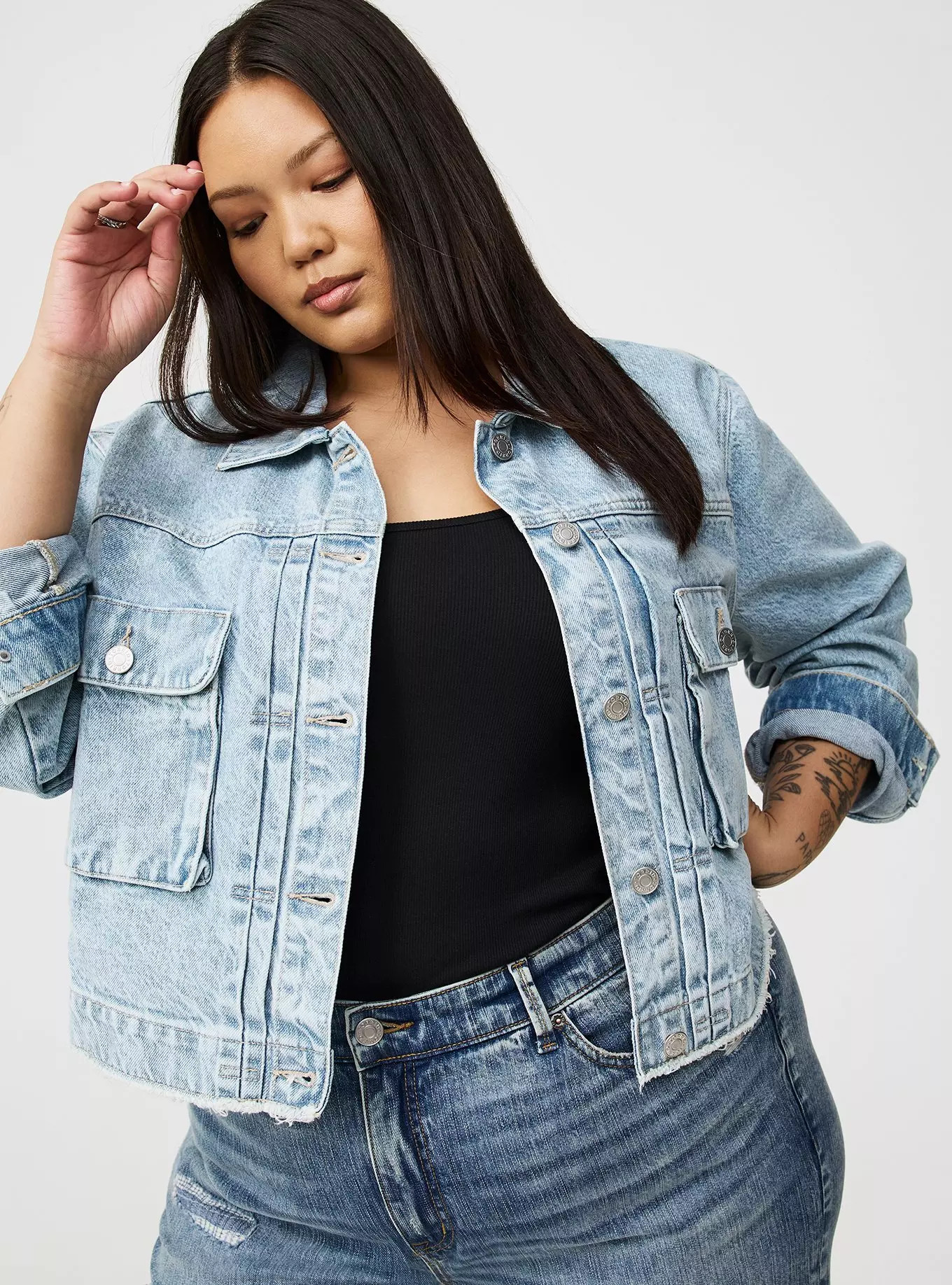 Vintage Denim Trucker Jacket | Torrid (US & Canada)
