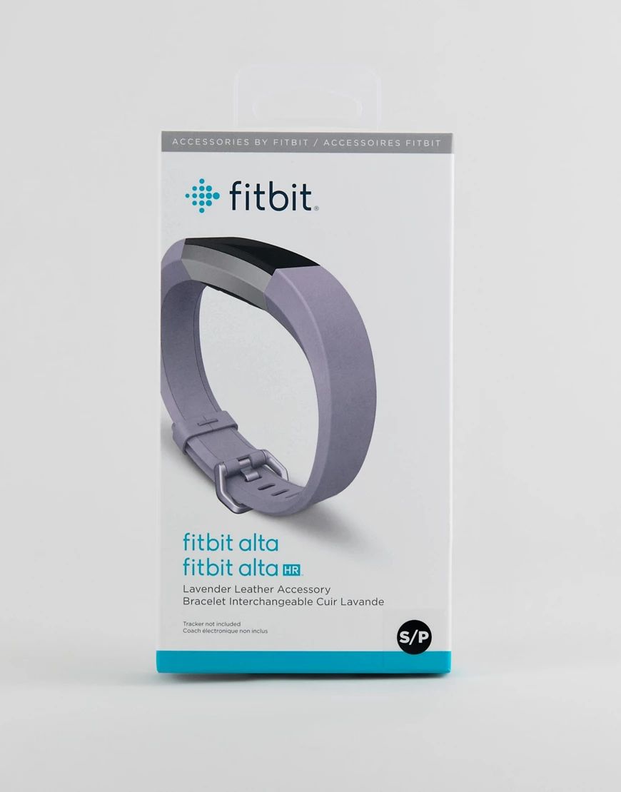 Fitbit Alta HR leather strap in lavender-Purple | ASOS (Global)