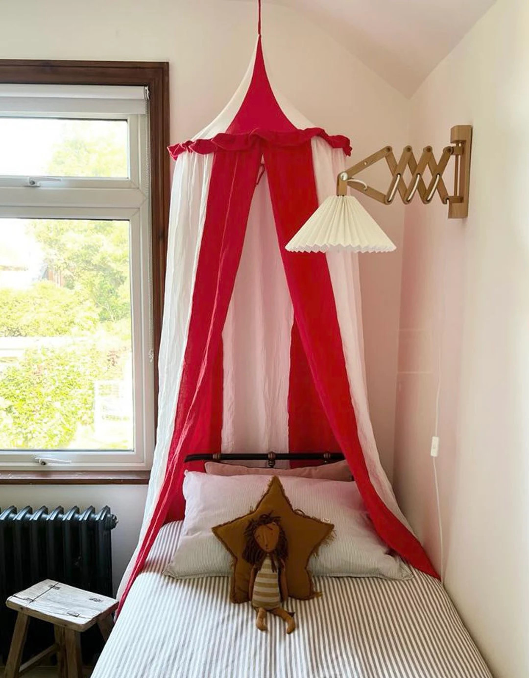 Red Stripe Circus Tent Play Canopy - Etsy | Etsy (US)