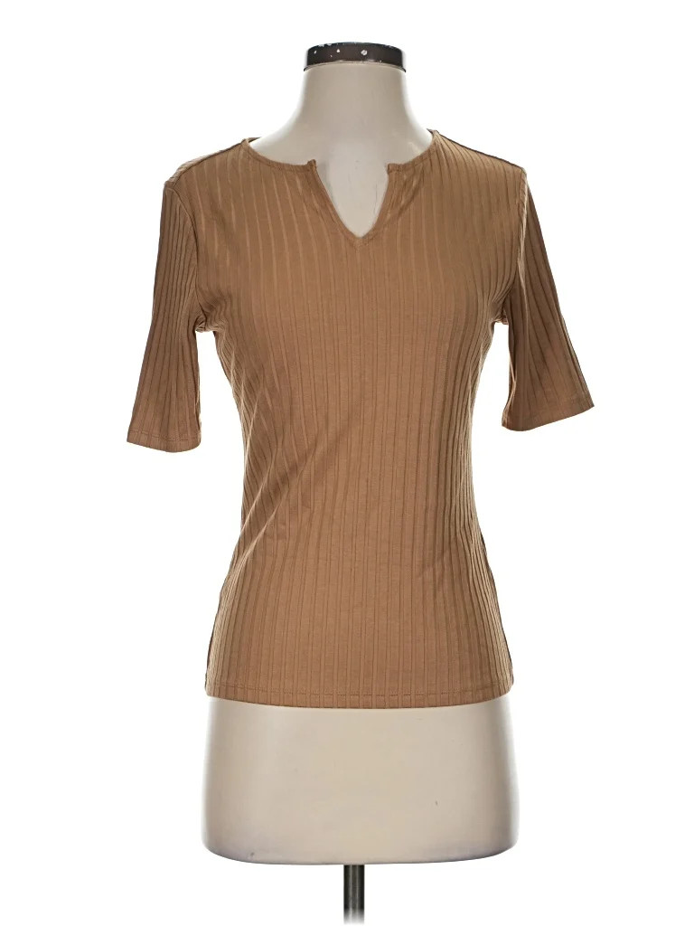 Banana Republic Factory Store Tan Short Sleeve Top Size S - 68% off | ThredUp (US)