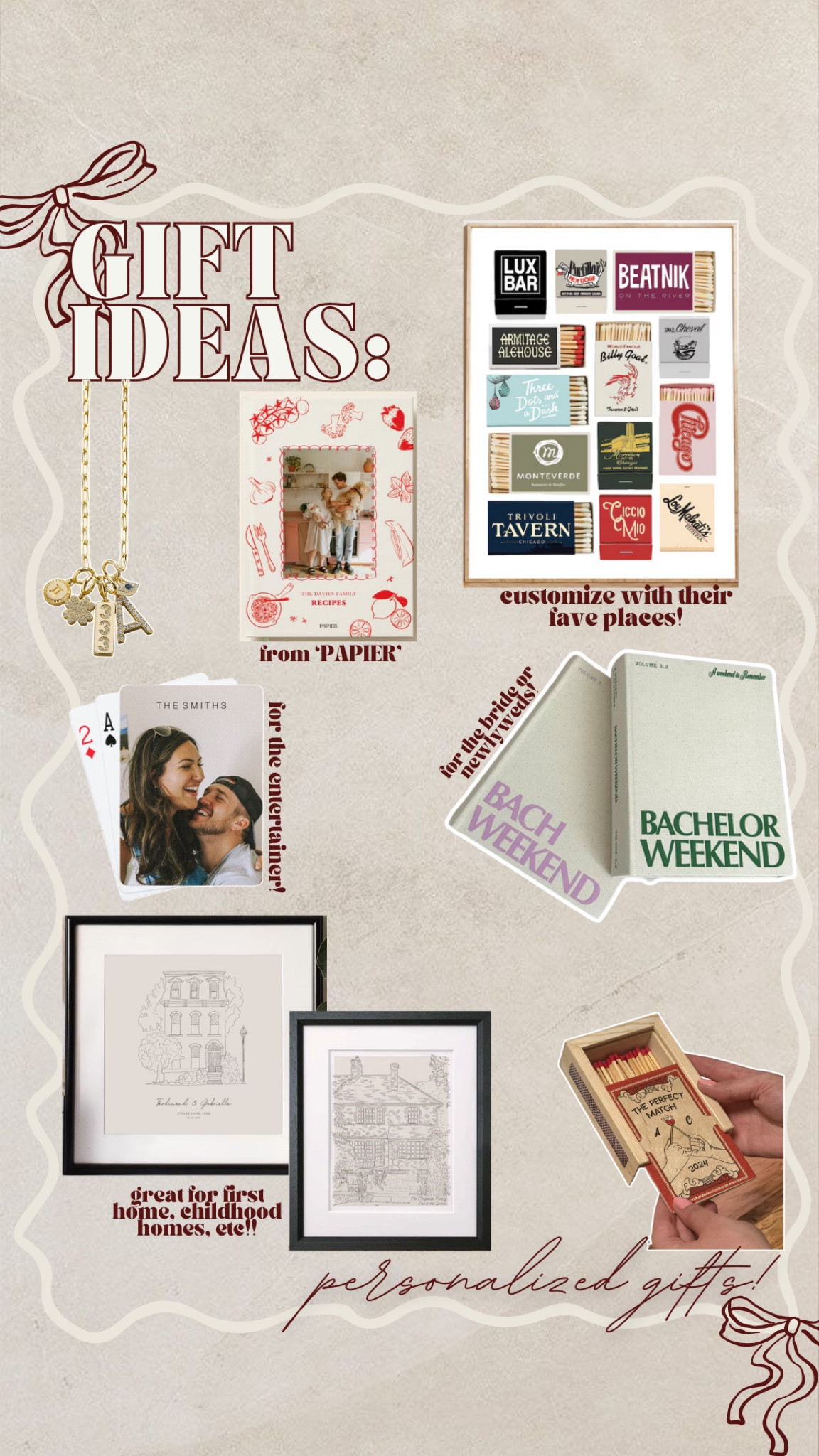 Personalized gift ideas! 

*recipe book is from Papier.com

#LTKHome #LTKGiftGuide #LTKHoliday