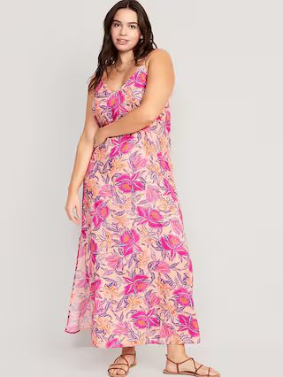 Tie-Back Maxi Slip Dress for Women | Old Navy (US)