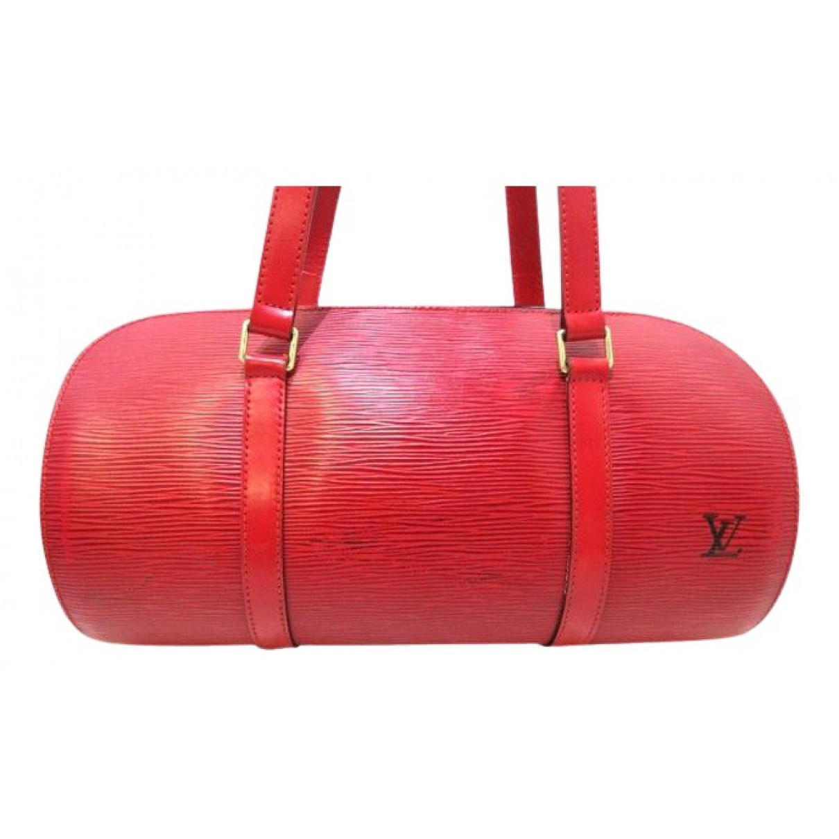 Louis Vuitton soufflot red leather handbag | Vestiaire Collective (Global)