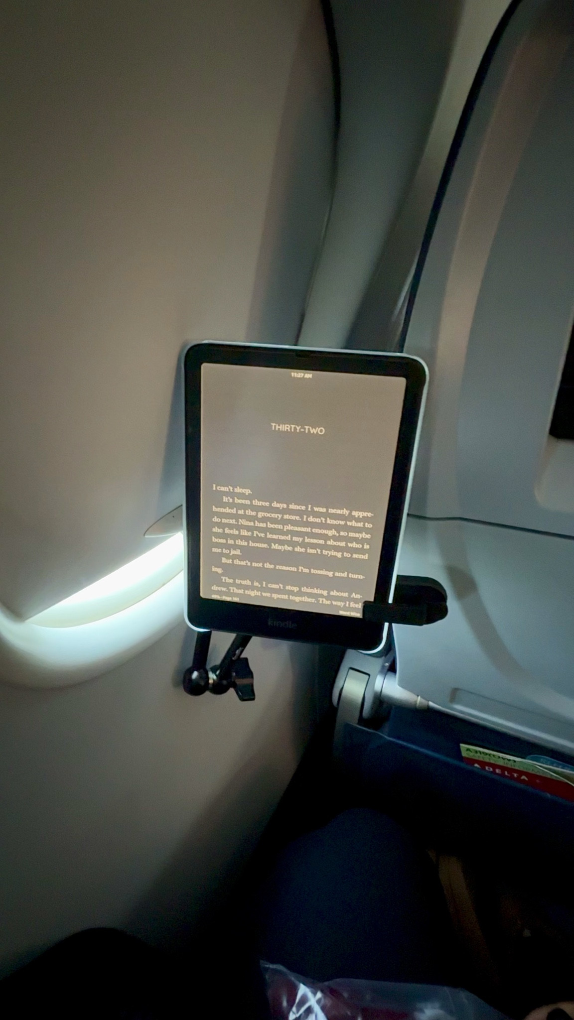 The fact that I read for the entire flight instead of watching movies and sleeping like I normally do, shows how much I’ve been loving my Kindle.

Also having the page turner remote and attachment made it so easy to get comfortable and read hands free.

#LTKHoliday #LTKFindsUnder100 #LTKSaleAlert