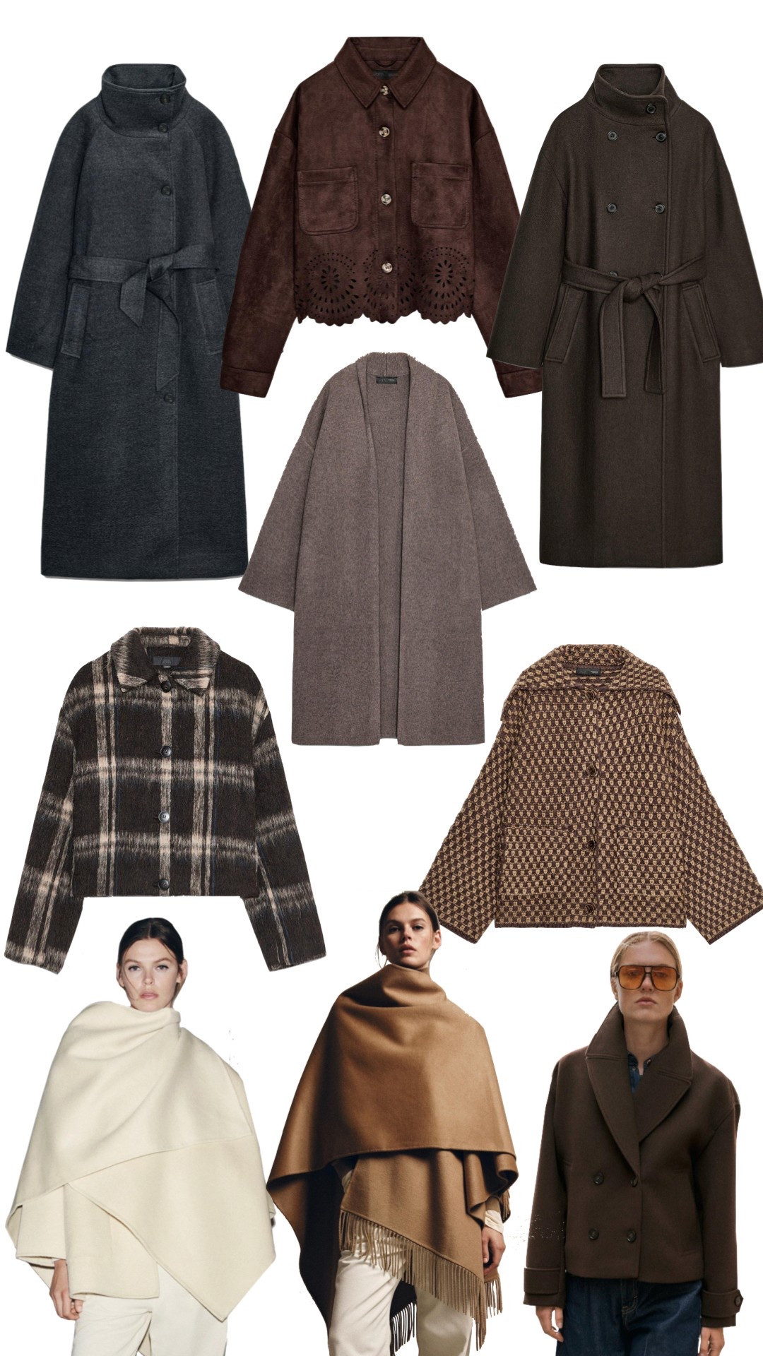 Zara new arrivals — coats and jackets