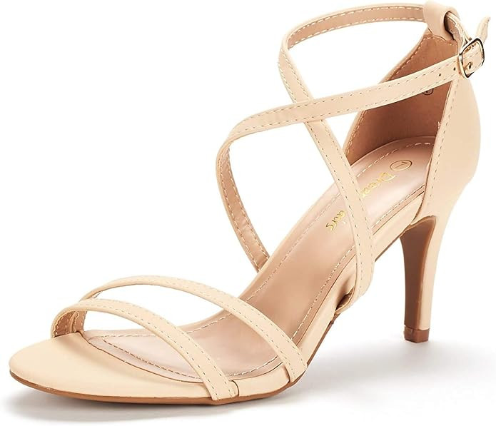 DREAM PAIRS Women's Gigi Fashion Stilettos Open Toe Pump Heel Sandals | Amazon (US)