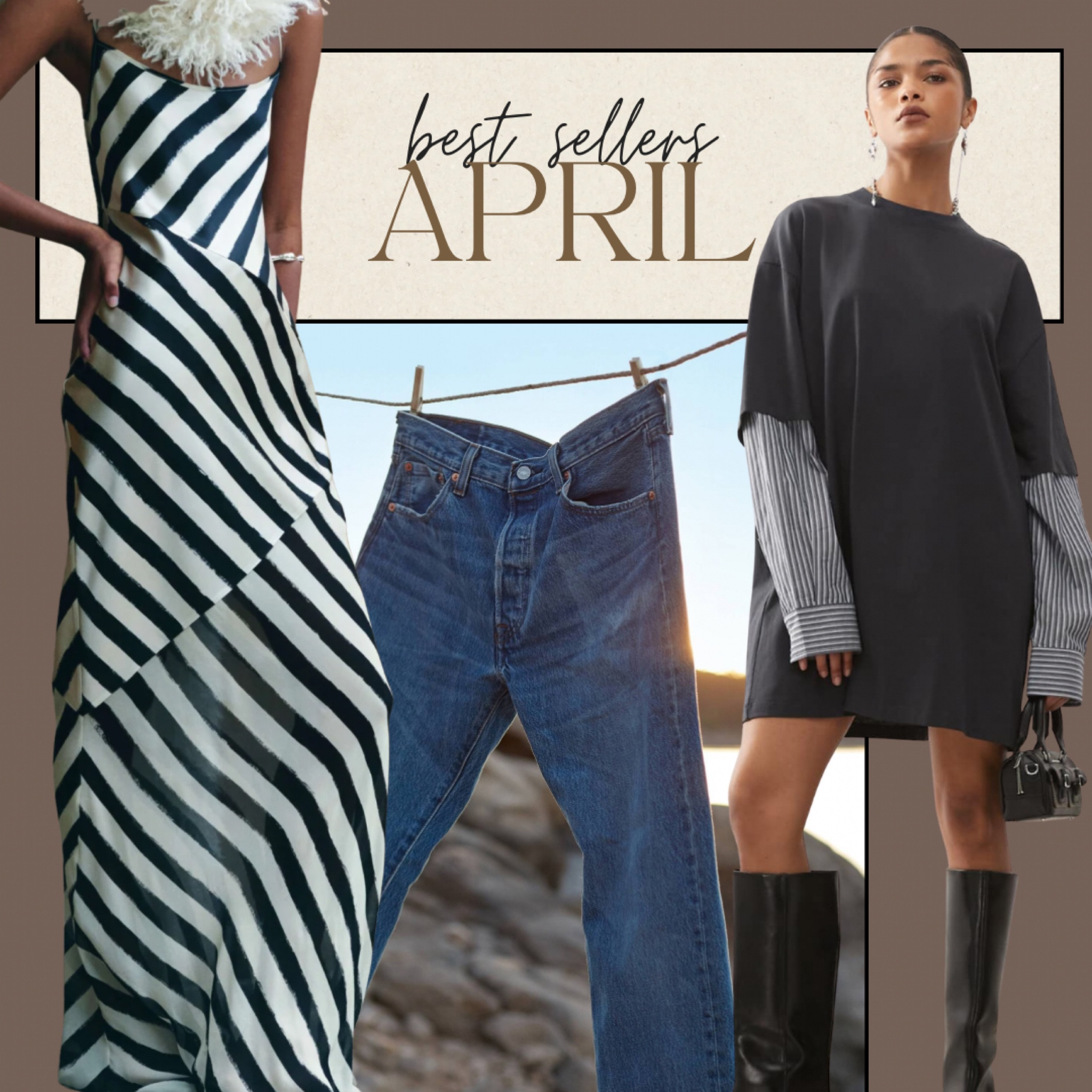 All the pieces that shook up my algorithm in April! Thank you babes! 
#styleadvice #fashionstylist #bestsellers #fashionbestie #levis #summerdresses #summertops

#LTKOver40 #LTKMothersDay #LTKMidsize