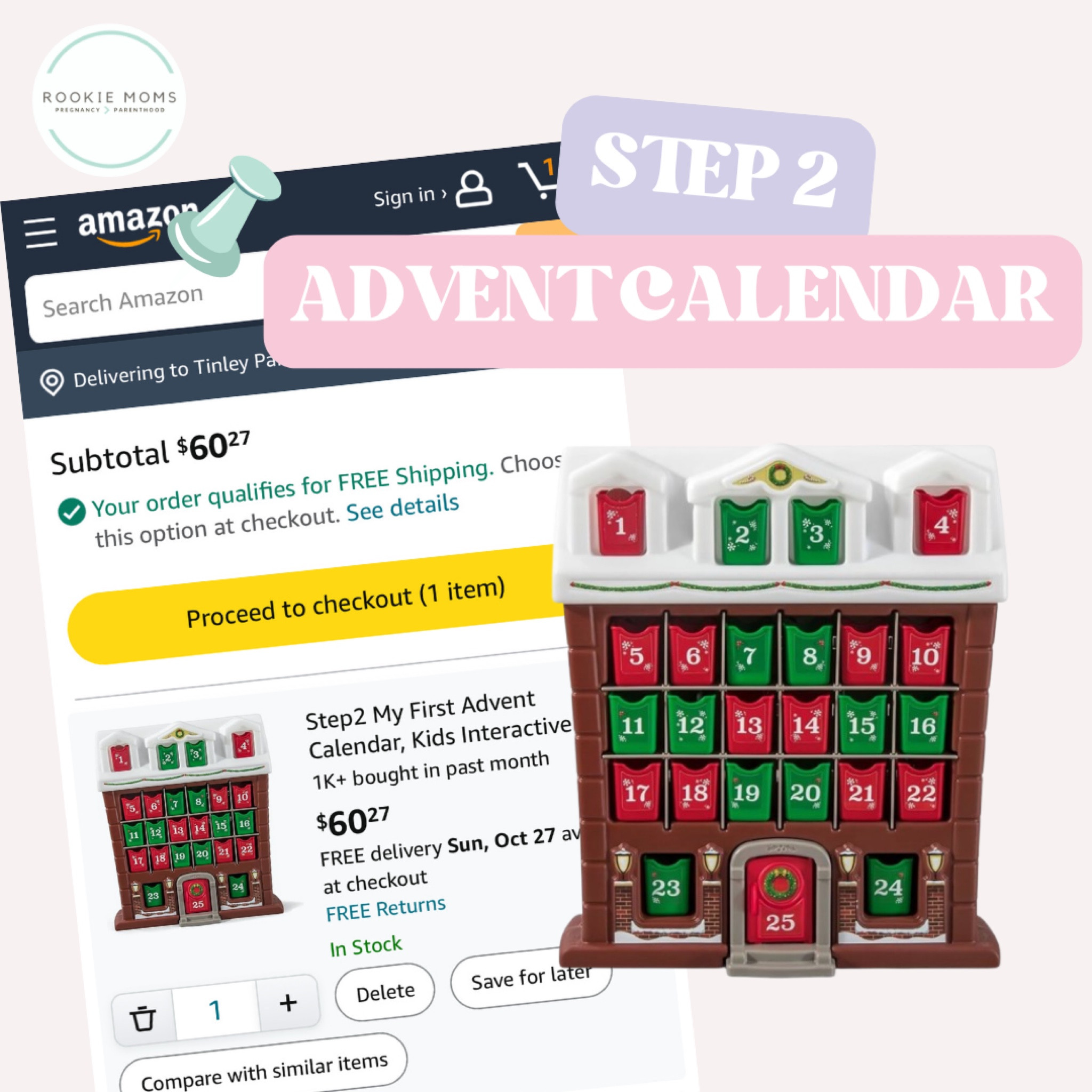 WHAT’S IN MY CART:
Step 2 Refillable Advent Calendar

#LTKfamily #LTKbaby #LTKkids