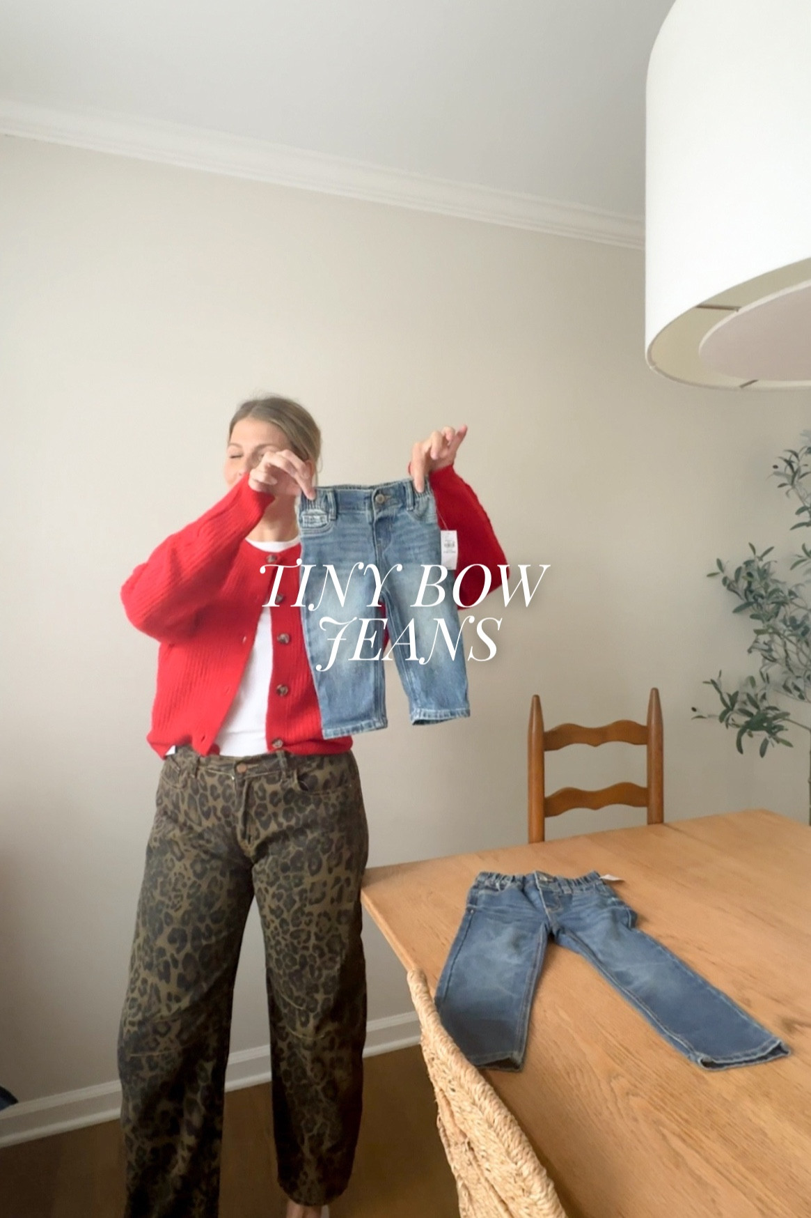 BABY BOW JEANS🫶🏼🎀🥹 got mine at old navy!! 

#LTKBaby #LTKKids #LTKSeasonal