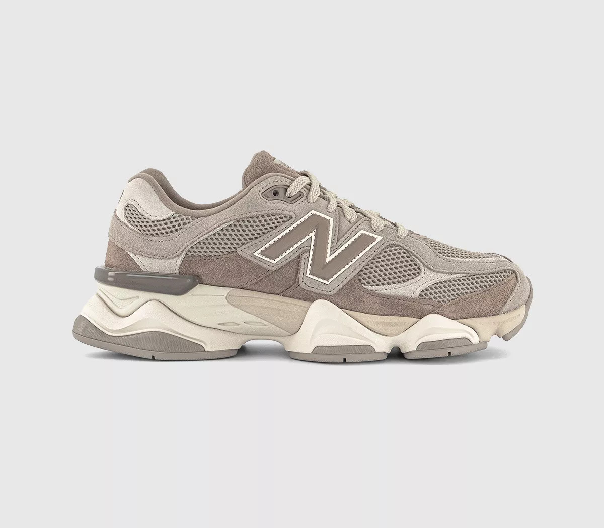New Balance 9060 Trainers Mushroom Seasalt - Men's Trainers | Office Shoes (UK)