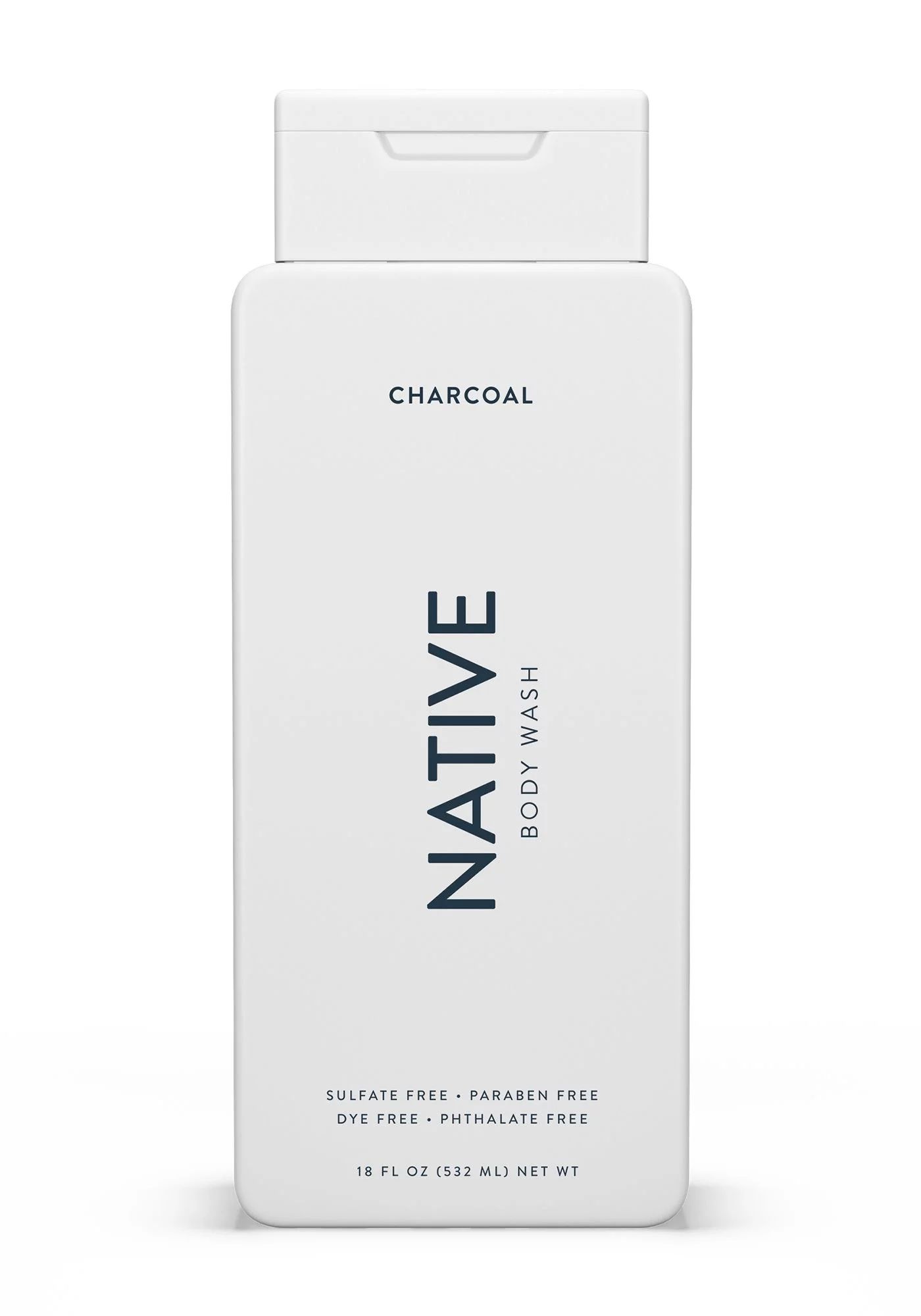 Native Natural Body Wash, Charcoal, Sulfate Free, Paraben Free, 18 oz | Walmart (US)