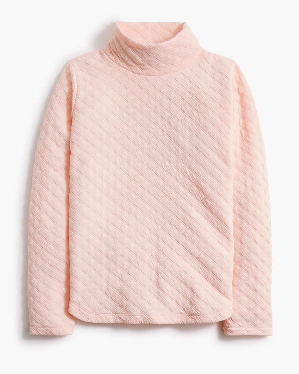 Quilted mockneck pullover | J.Crew Factory