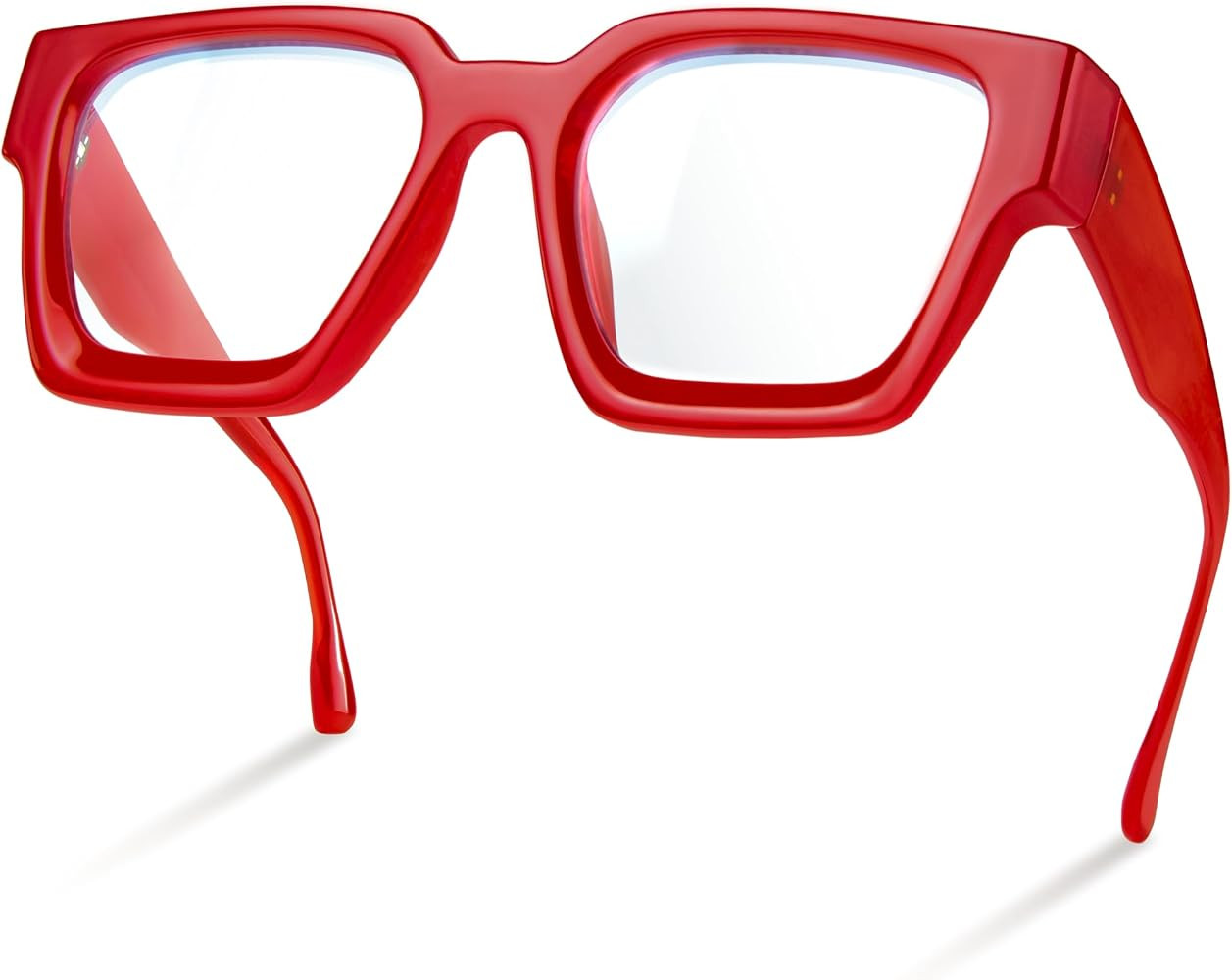livho Oversized Eyewear Frame for Woman and Men - Rectangle Fashion Glasses for Computer, Chic Pr... | Amazon (US)