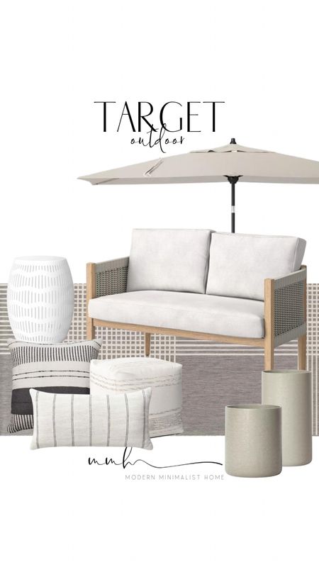 Modern and neutral target outdoor patio furniture design.



#LTKHome #LTKStyleTip #LTKSeasonal