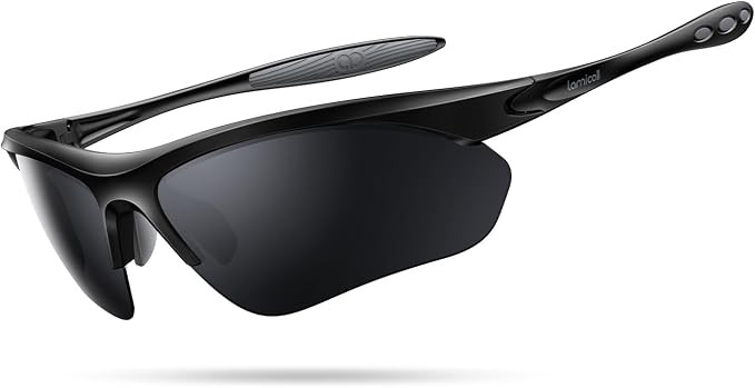 Lamicall 22g Polarized Sports Sunglasses for Men Women - UV400 Protection Sun Glasses for Running... | Amazon (US)