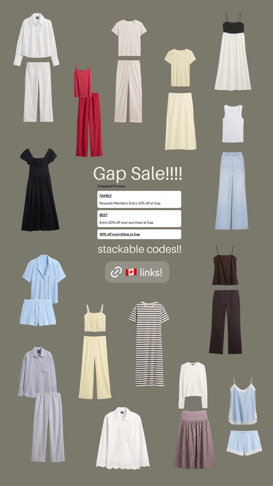 Gap Canada Sale!!