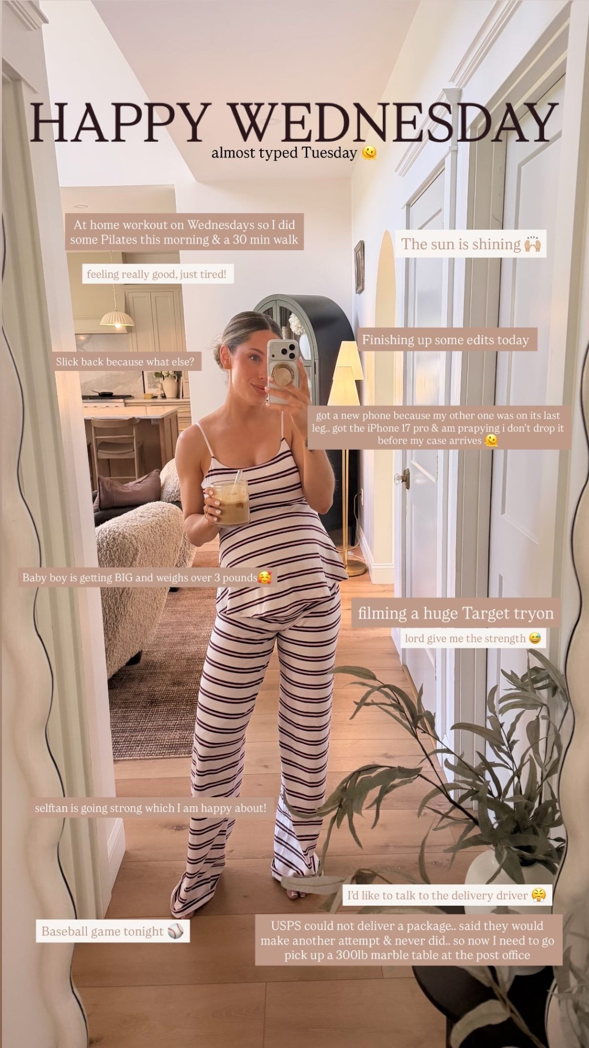 What does your day look like today?? 

Target comfy outfit of the day
(30 weeks pregnant, wearing size medium)

#LTKootd #LTKBump #LTKmomlife
