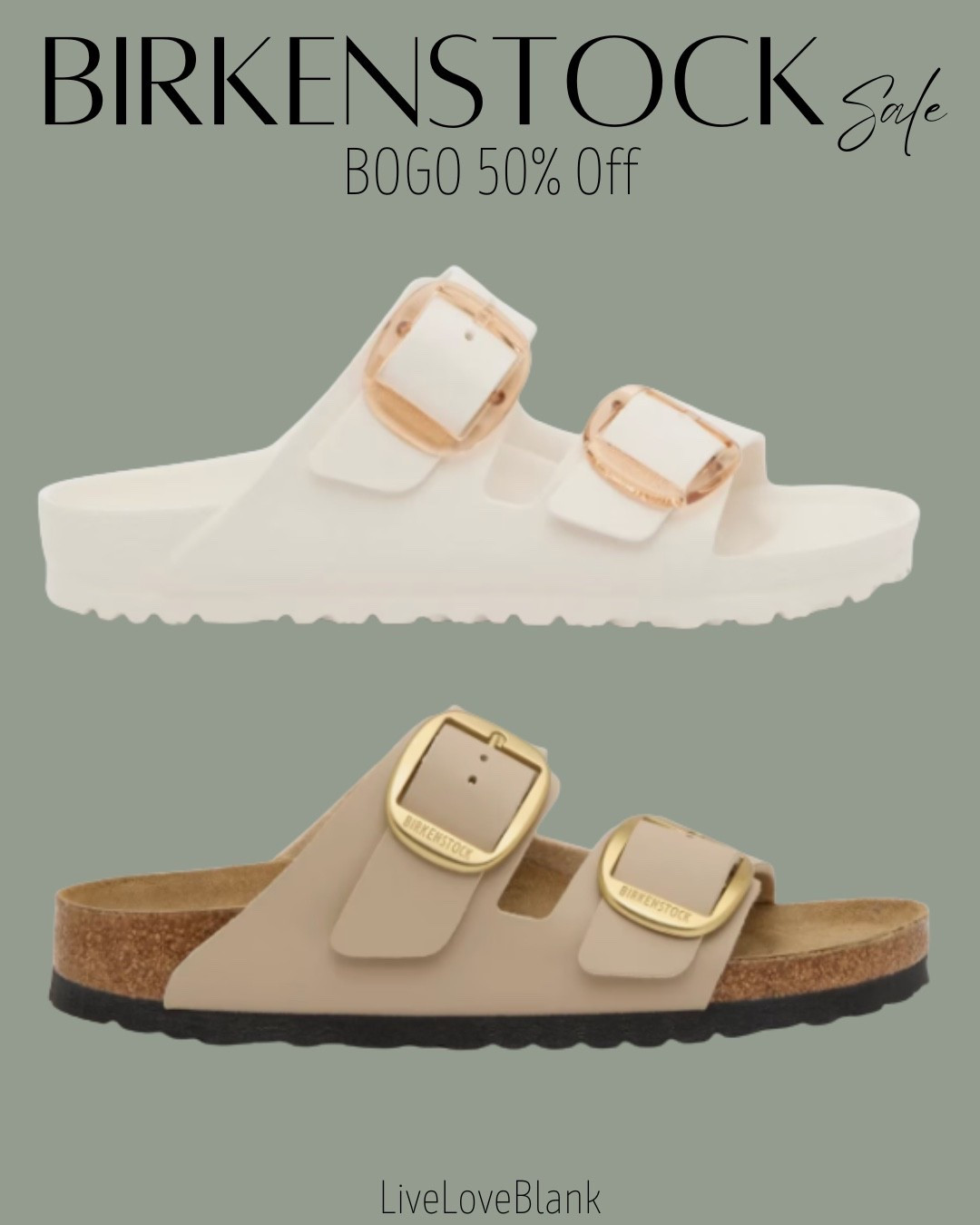 Birkenstocks on sale
BOGO 50% off 
Summer sandals

#LTKSaleAlert #LTKSeasonal #LTKTravel