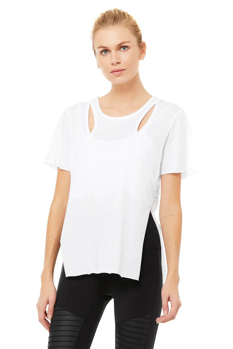 Glide Short Sleeve Top | Alo Yoga (US)