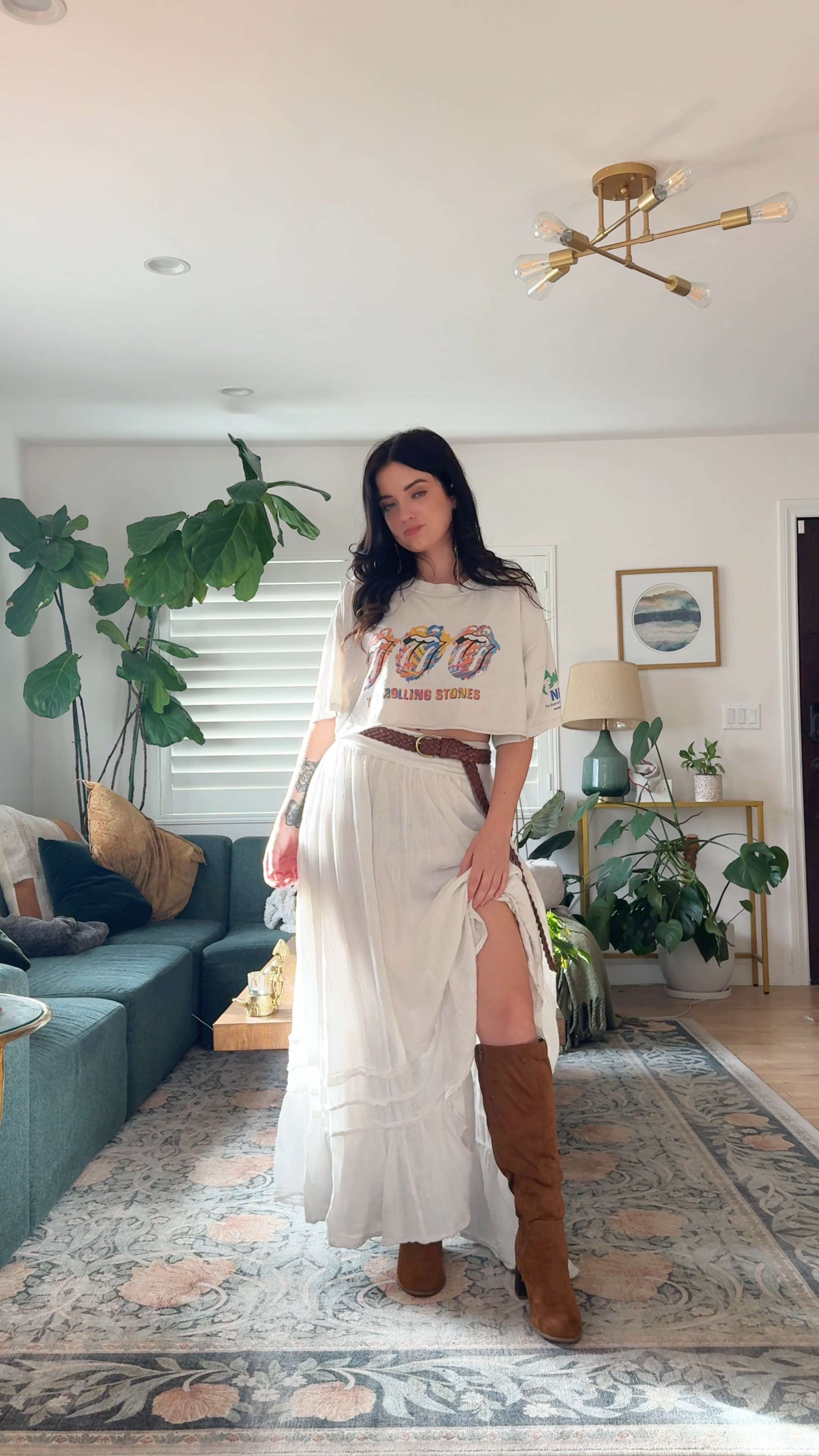 Spring outfit 🌼 #maxi #maxiskirt #boho

#LTKVideo