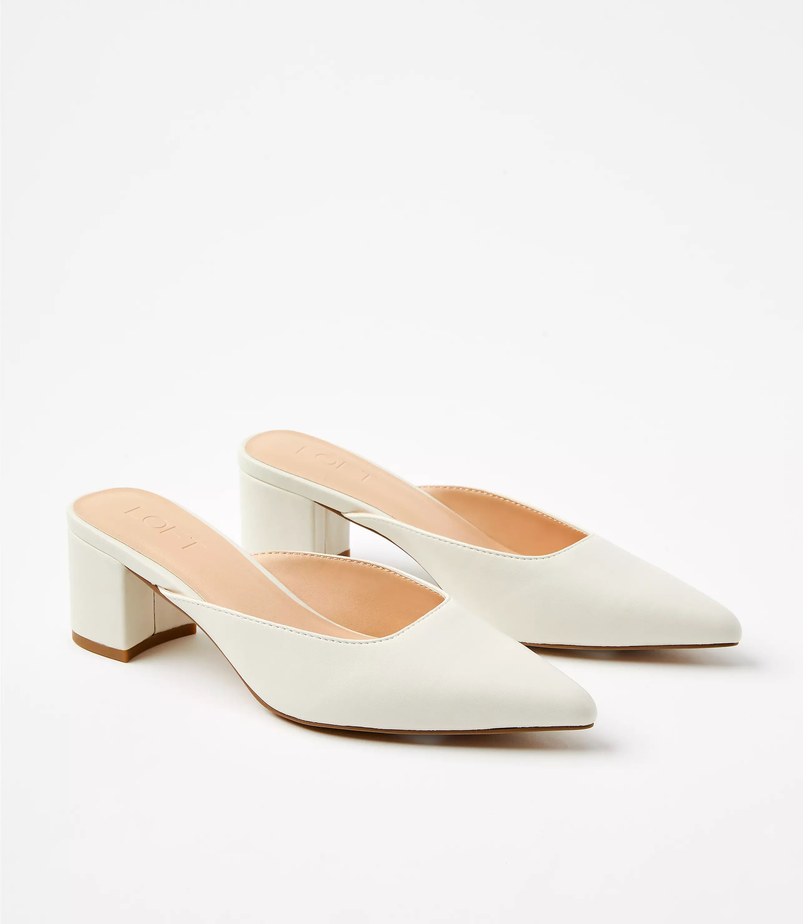 Modern Heeled Mules | LOFT