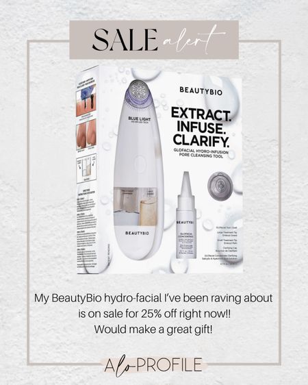 My BeautyBio at home hydro-facial is on sale for 25% off!! Can't recommend this enough 👏

#LTKBeauty #LTKSaleAlert