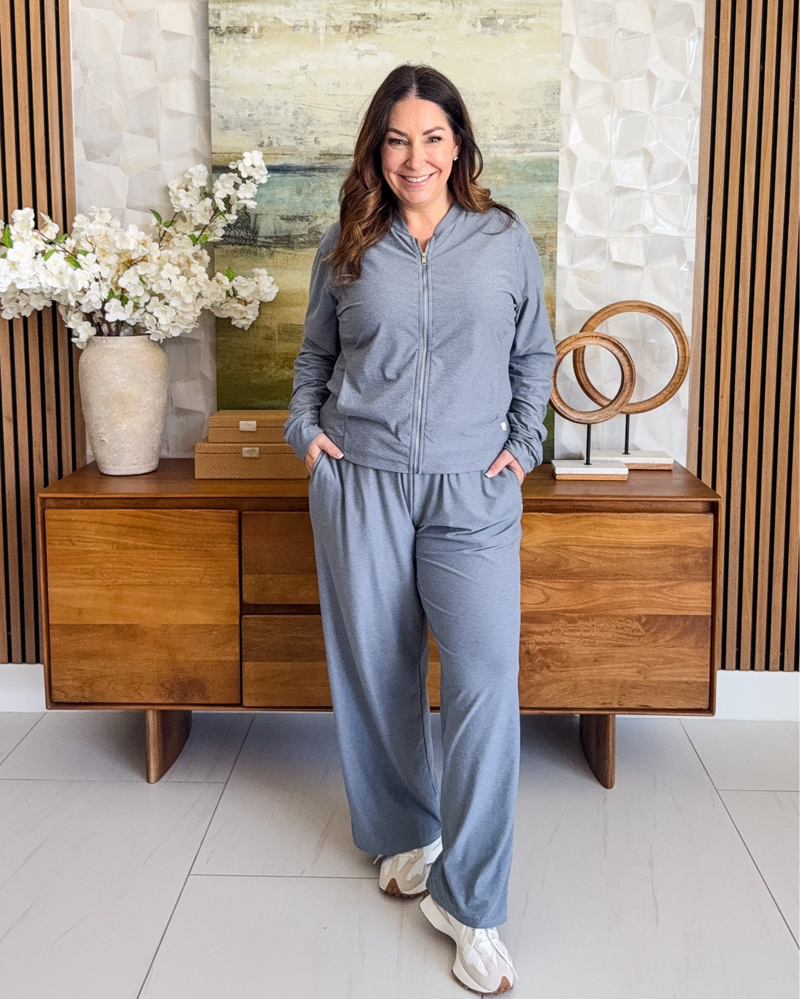This Ododos set from Amazon is the perfect cozy material thats great to throw on for travel or lounging | Wearing XL in both

#LTKSeasonal #LTKOver40 #LTKMidsize