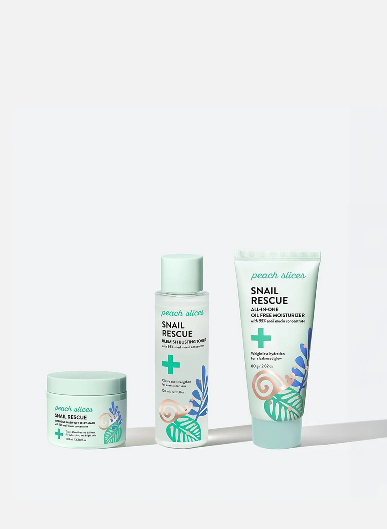 Snail Rescue Trio | Peach & Lily