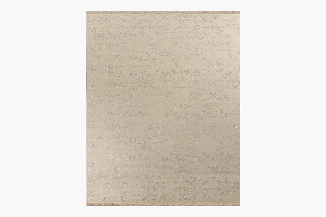 Monda Rug – Ivory / Silver | Ben Soleimani