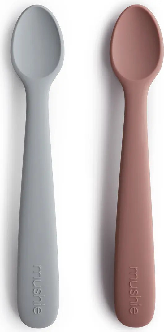 Mushie 2-Pack Silicone Feeding Spoons | Nordstrom | Nordstrom