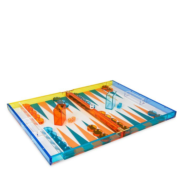 MultiColor Lucite Backgammon Set | Bloomingdale's (US)