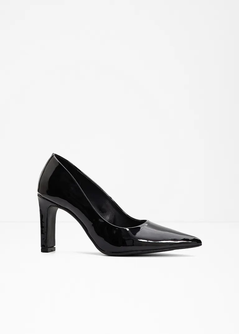 Modischer Pumps in Lackoptik - schwarz - Damen | bonprix | Bonprix DE