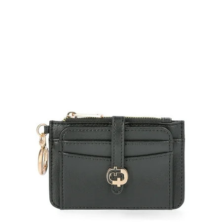 Time and Tru Women's Maria Card Case, Black | Walmart (US)