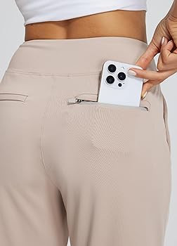 Libin Women's Golf Pants Stretchy Casual Travel Pant 7/8 Ankle Pants Athletic Sweatpants Dress Bu... | Amazon (US)