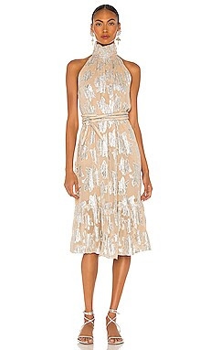IRO Laza Dress in Beige from Revolve.com | Revolve Clothing (Global)