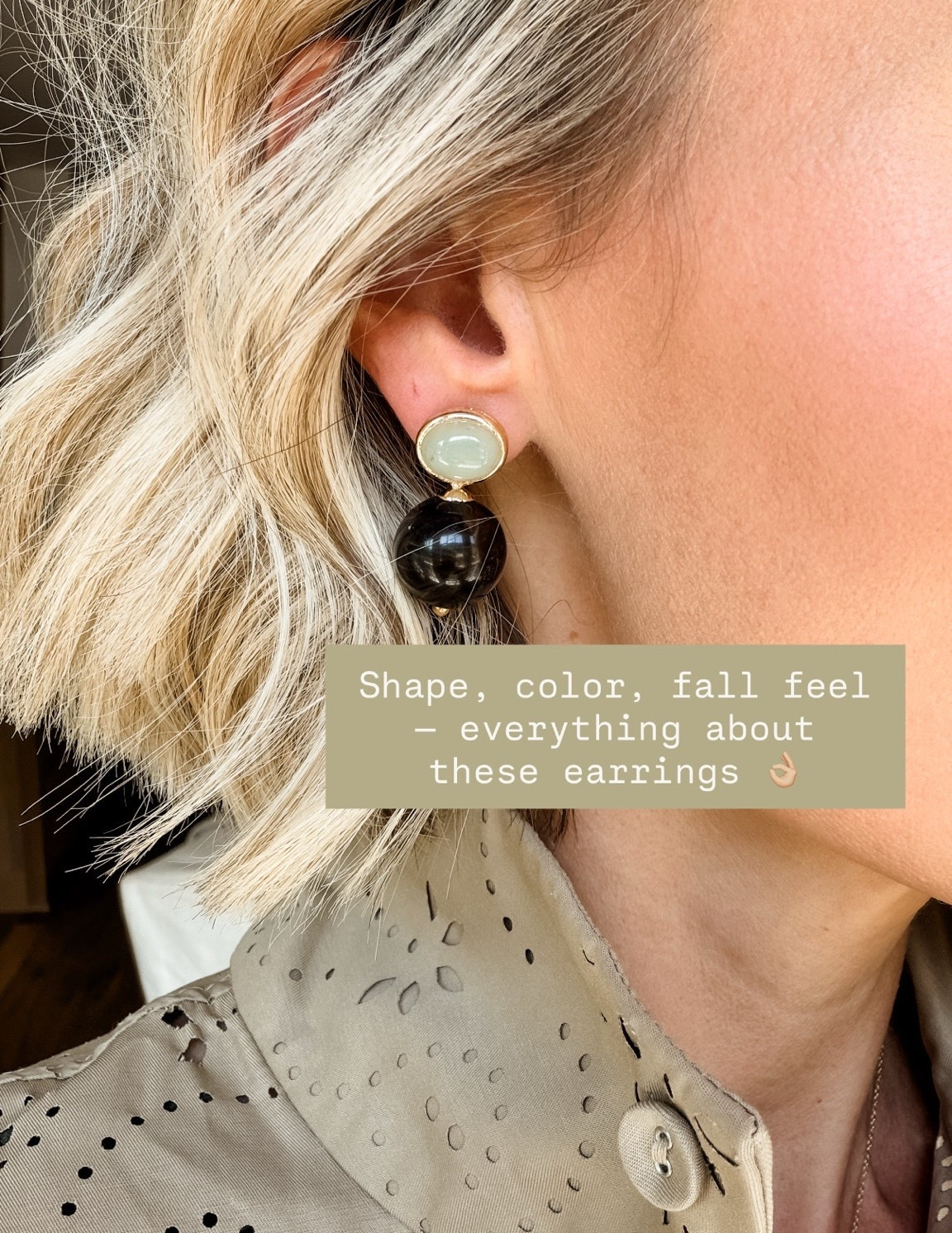 I love a good statement earring! These are so pretty! Will definitely be wearing these on repeat this fall!

Loverly Grey, Shopbop, fall earrings, statement earrings, fall accessories, jewelry

#LTKSeasonal